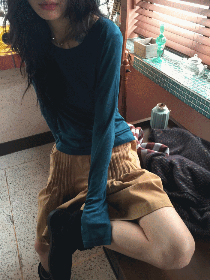 모래하우스 베이직 롱 슬리브t (9color)