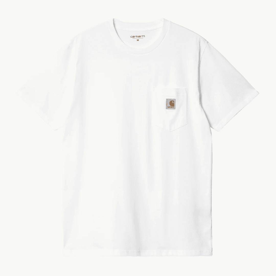 SS Pocket T-Shirt - White - M