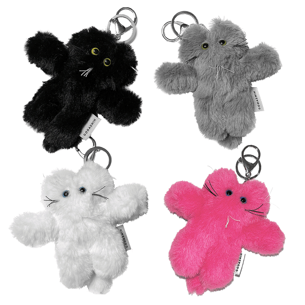고양이 캣츠 키링(4color)