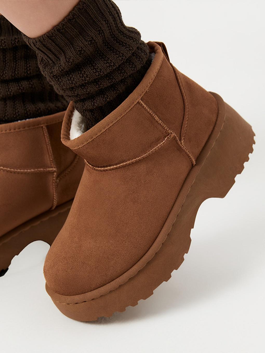 플랫폼 신세틱 스웨이드 숏부츠 HPWXAFFV04