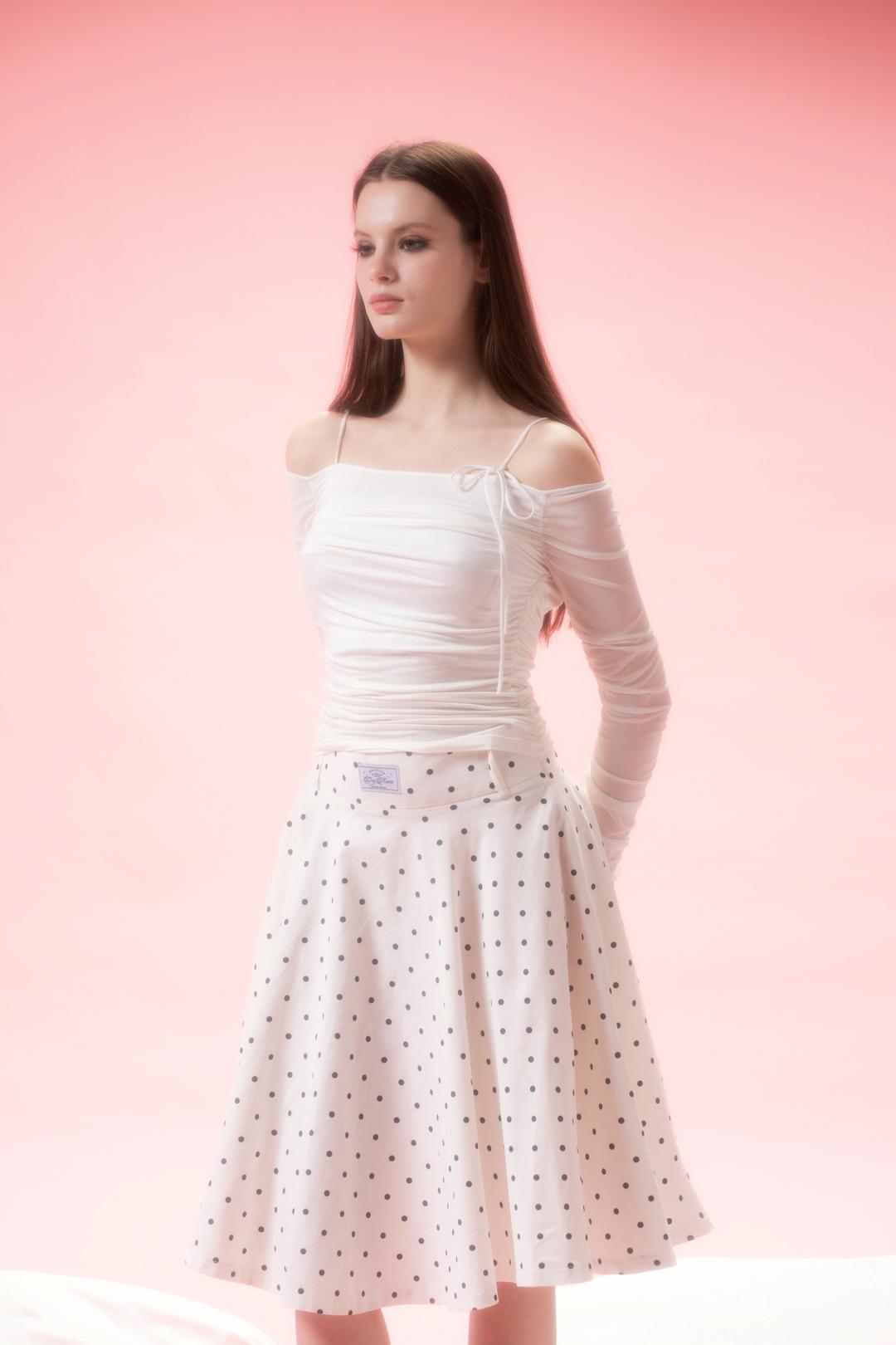 MESH WRINKLE TOP (IVO)