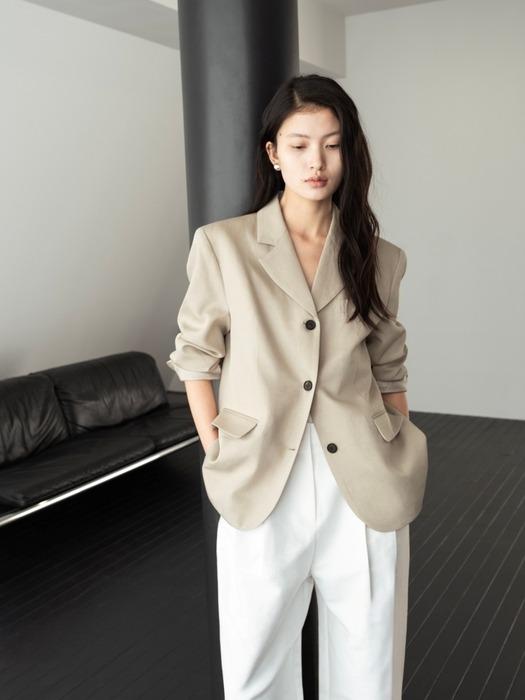 [한정수량]루아나 린넨 테일러드 자켓[beige]