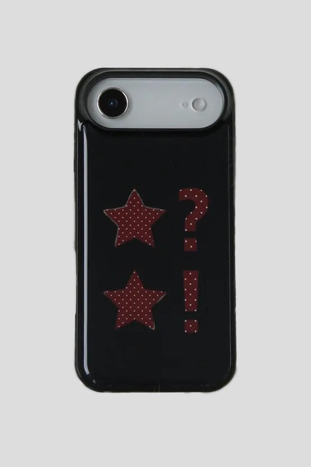 땡땡이 도트 별 블랙 레드 실버 에폭시 범퍼케이스 4type
