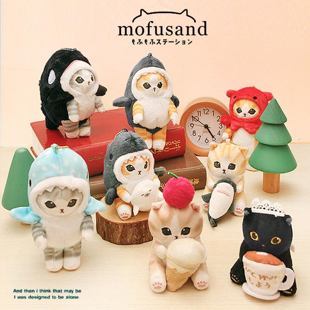 상어 냥이 고양이 미니 인형 모푸샌드 모후샌드 8cm