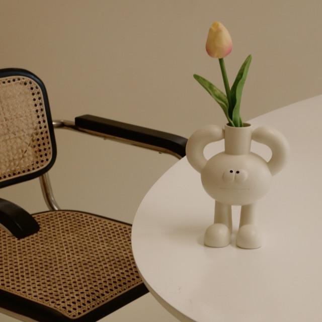 혜봉스토어 귀여운 화병 테이블 오브제 꽃꽂이 집들이선물 카페 인테리어소품