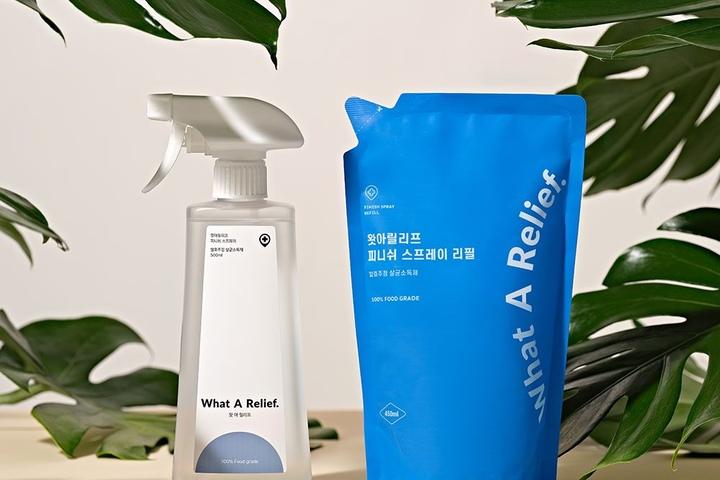 피니쉬 스프레이 살균소독제 500ml + 리필 450ml