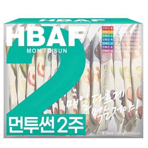 바프 하루견과 먼투썬 믹스넛 2주, 280g, 1개 - 혼합견과/믹스넛 | 쿠팡
