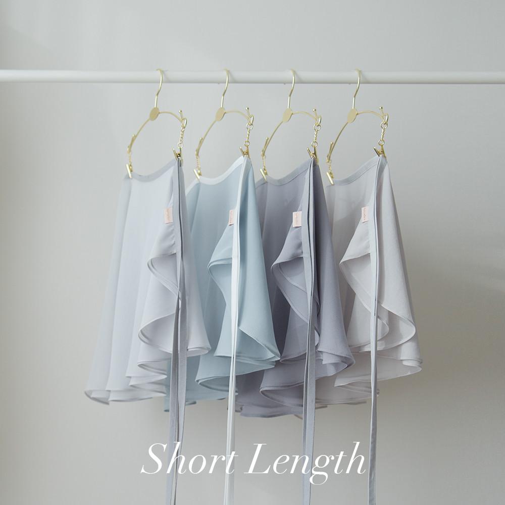 숏 그레이톤 Minuet 랩스커트 스트레치 리본 스커트 성인 발레복 발레