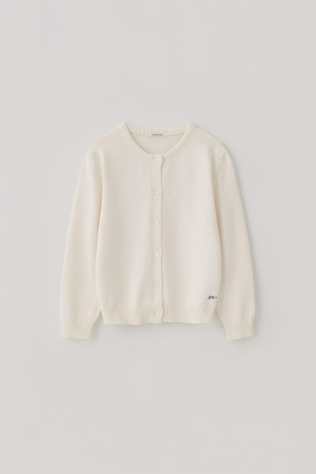 T/T Soft arc cardigan (ivory)
