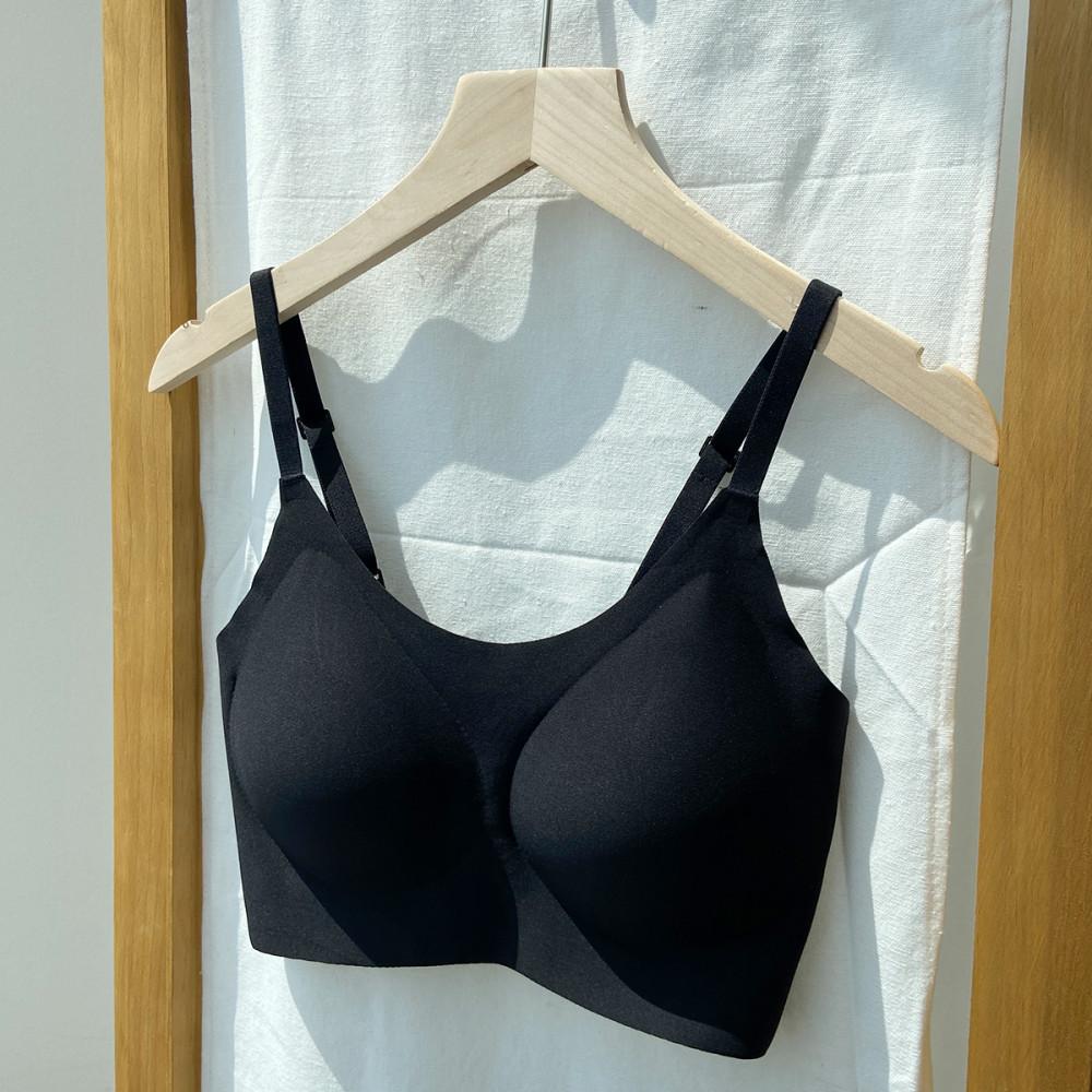 패드 일체형 콤비 심리스 브라(어깨끈형/베이직형) 세트 심리스 노라인 팬티