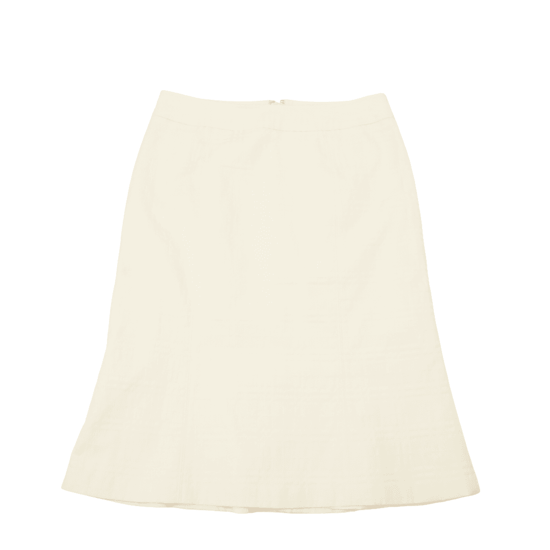 버버리 화이트 스커트 28