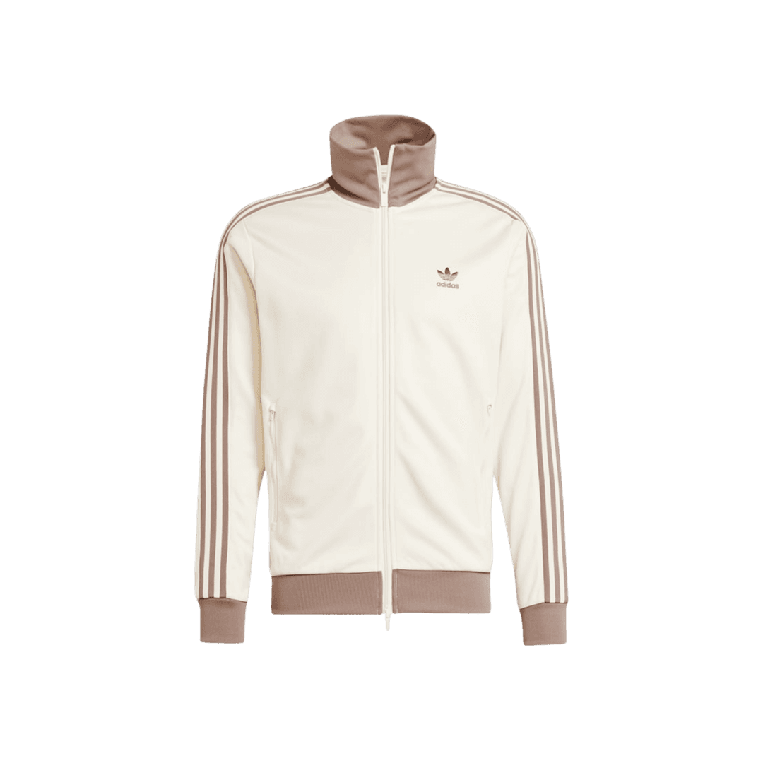 Adidas Adicolor Classic Beckenbauer Track Top Wonder White Trace Brown - KR Sizing