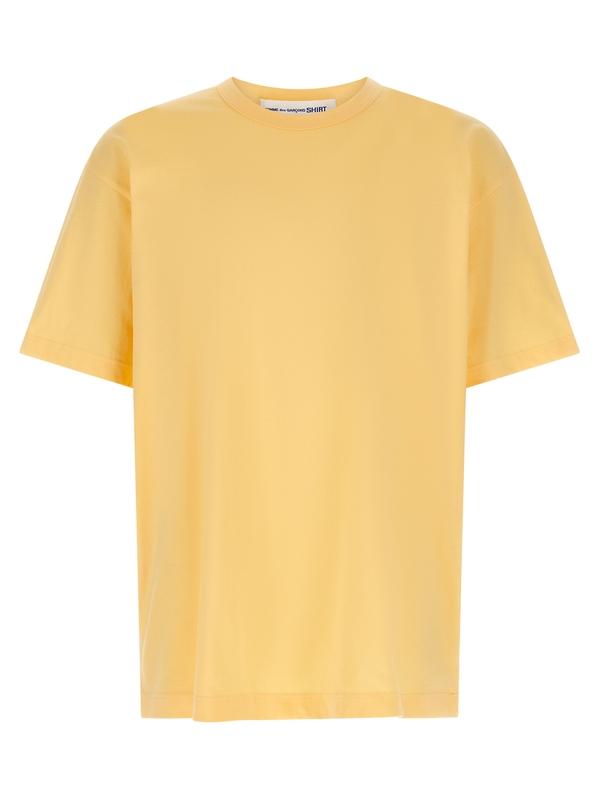 꼼데가르송 셔츠 옐로우 반팔 티셔츠