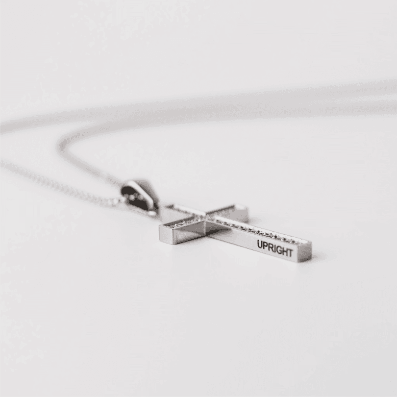 [surgical steel] MARTIN cross pendant necklace(60cm)