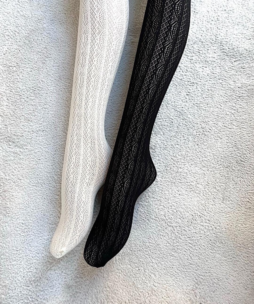 그리고 웨이브 레이스 팬티스타킹 망사 유발 셀프웨딩 타이즈