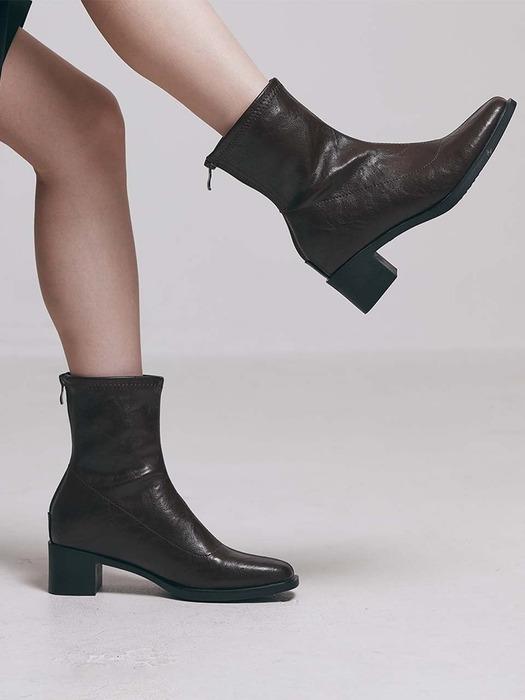 세라프 스트레치 키높이 앵클 부츠 2color
