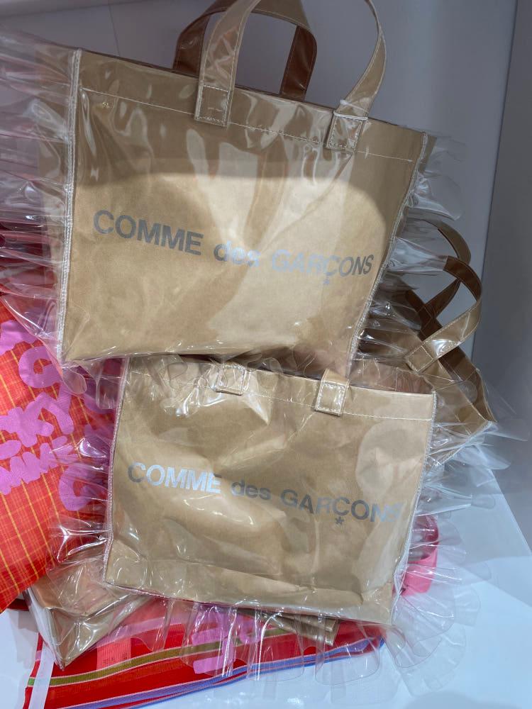 22년 꼼데가르송걸 CDGGIRL PVC 토트백 페이퍼백