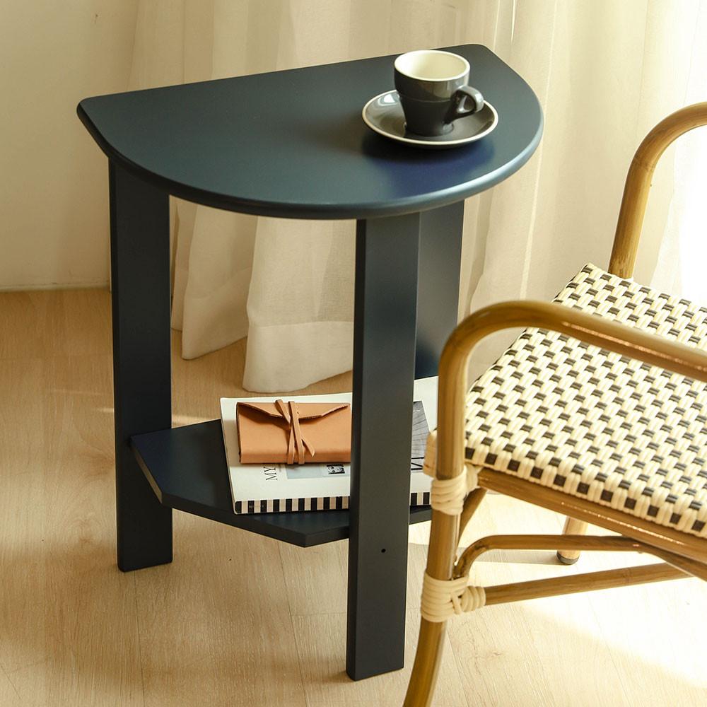 일제곱미터 침대 협탁 500 반원형 사이드 테이블