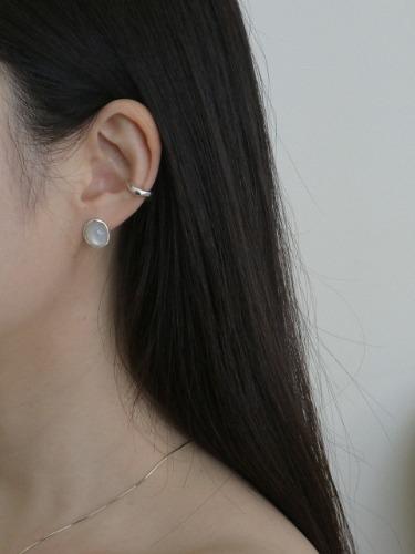 Gemstone Bean Earrings (925 silver)