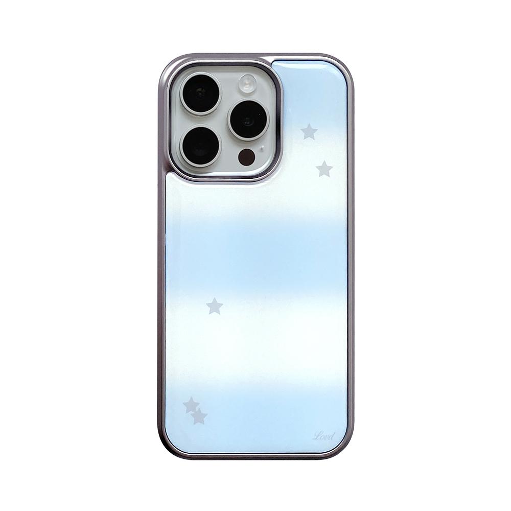 STARRY SCOOP PHONE CASE (epoxy silver bumper)