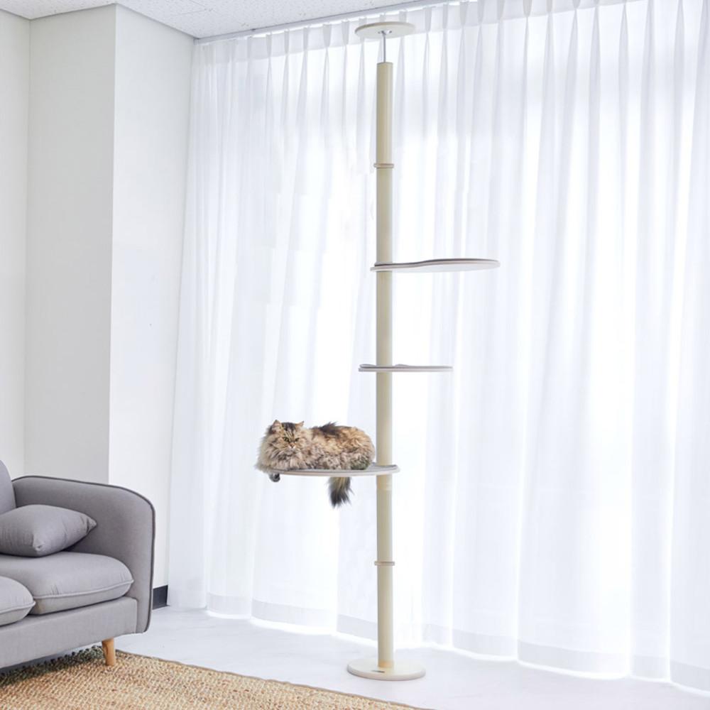 가또블랑코 캣타워 아이언 캣폴+발판3개