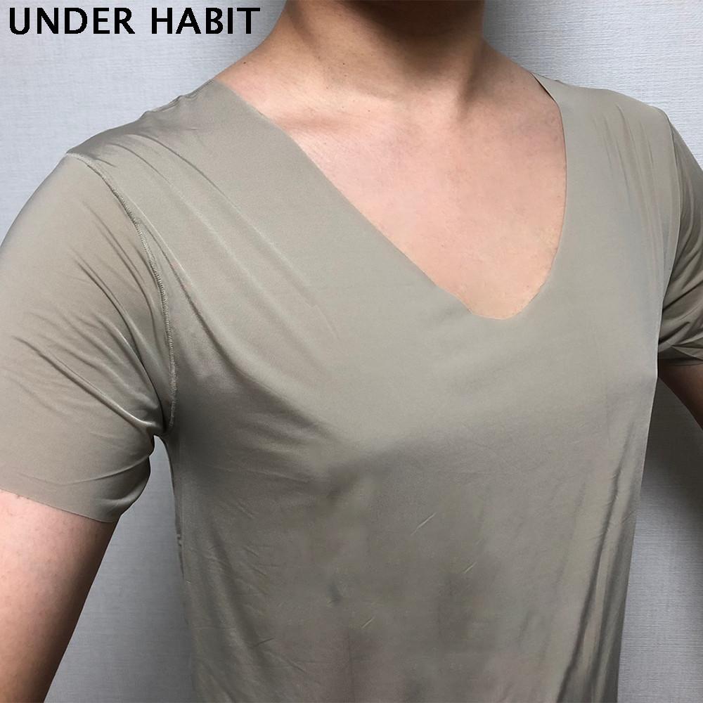 언더해빗 심리스 아이스 쿨 기능성 반팔티 살색 스킨색 탑텐 스파오 에어리즘 냉감 티셔츠