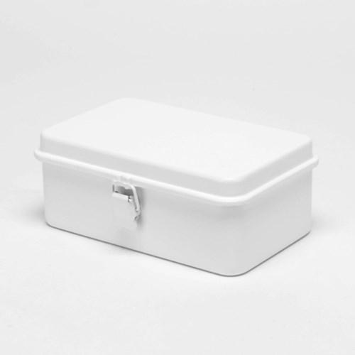 빈티지 틴케이스 철제 수납 소품 정리함 케이스 화이트