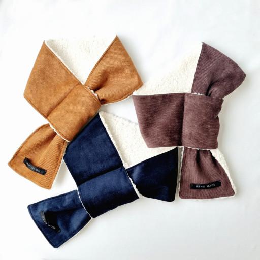 벨벳 잔골덴 목도리 3색