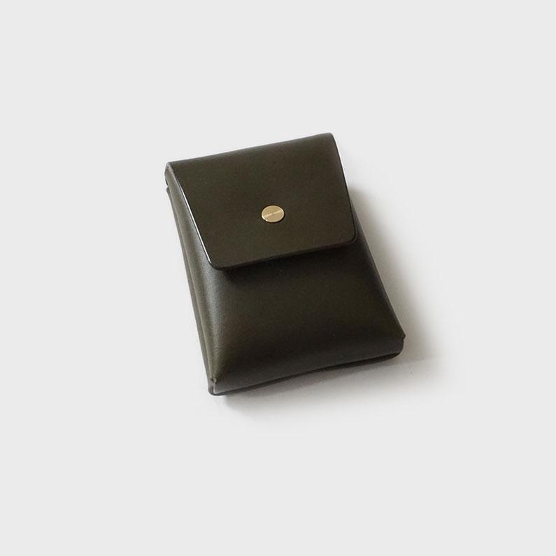130 mini wallet (dark olive)