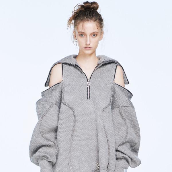 Sweyn Collar Sweater Dress (2color)