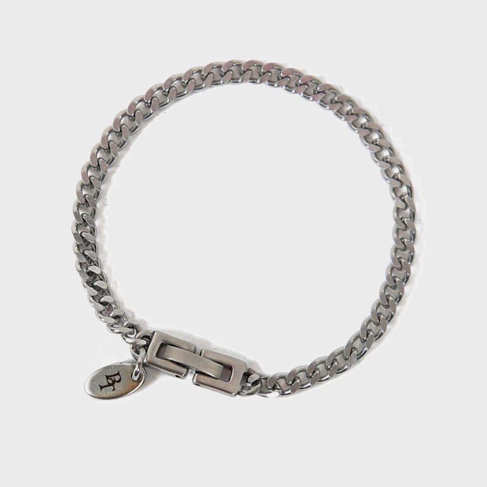 S.S BRACELET 13 (4mm/이니셜각인)