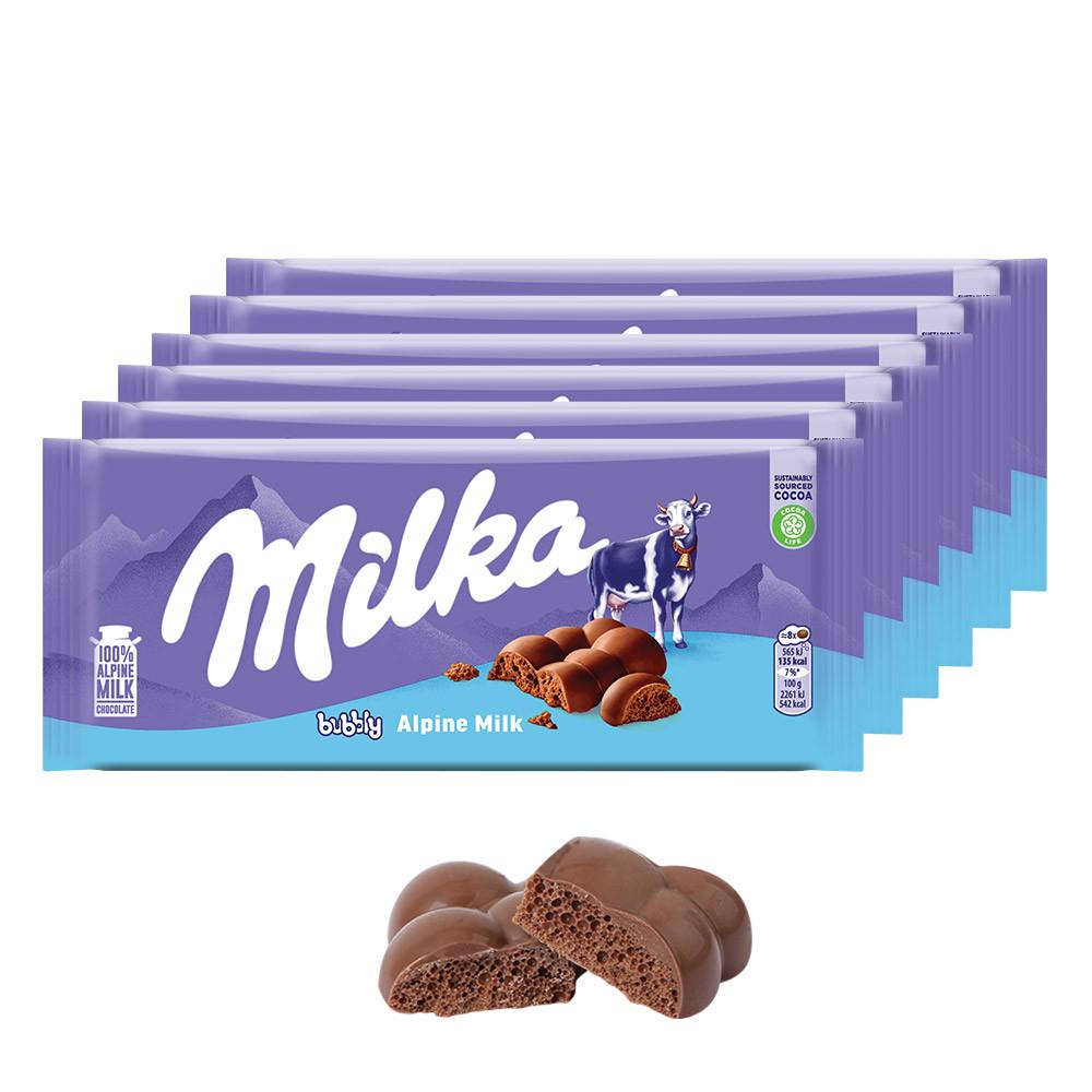 밀카 초콜릿 버블리 100g x 6개 [원산지:독일]