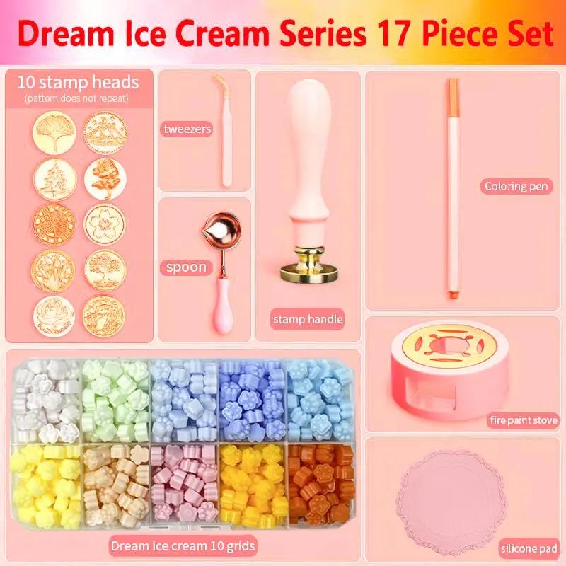 왁스 도장 스탬프 키트, 히터, 펜, 청첩장용 완벽한 장식, 선물 및 공예품, 17 개, 18 개, 23 개, 26 개