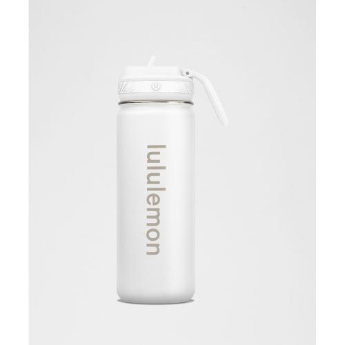 백 투 라이프 스포츠 보틀 18oz *스트로 리드  WHT