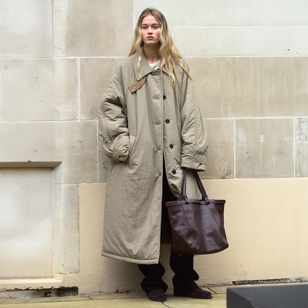 [2차 1/31예약배송] 오버핏 발마칸 패디드 코트_mocha