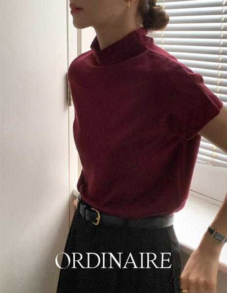 [ordinaire] 에토 하프 폴라니트 (3color/단독주문시당일발송) (목폴라, 반팔니트 추천)