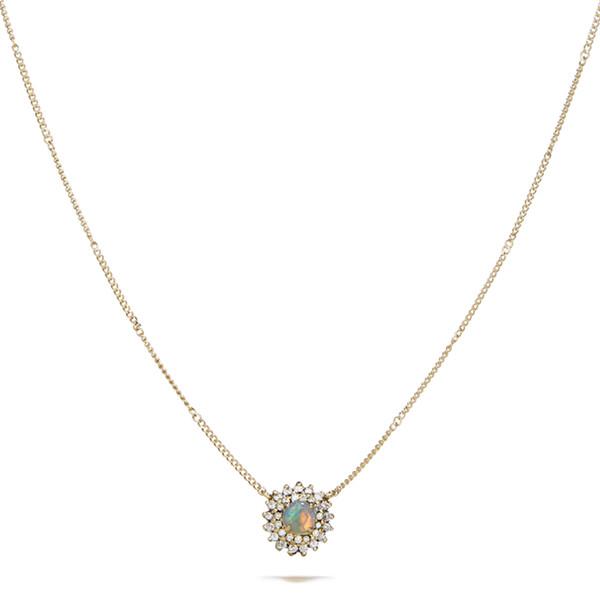 Opal Cake Necklace