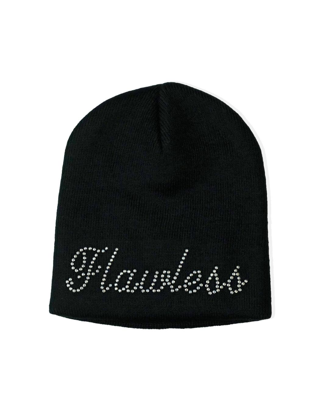 LETTERING BEANIE, BLACK