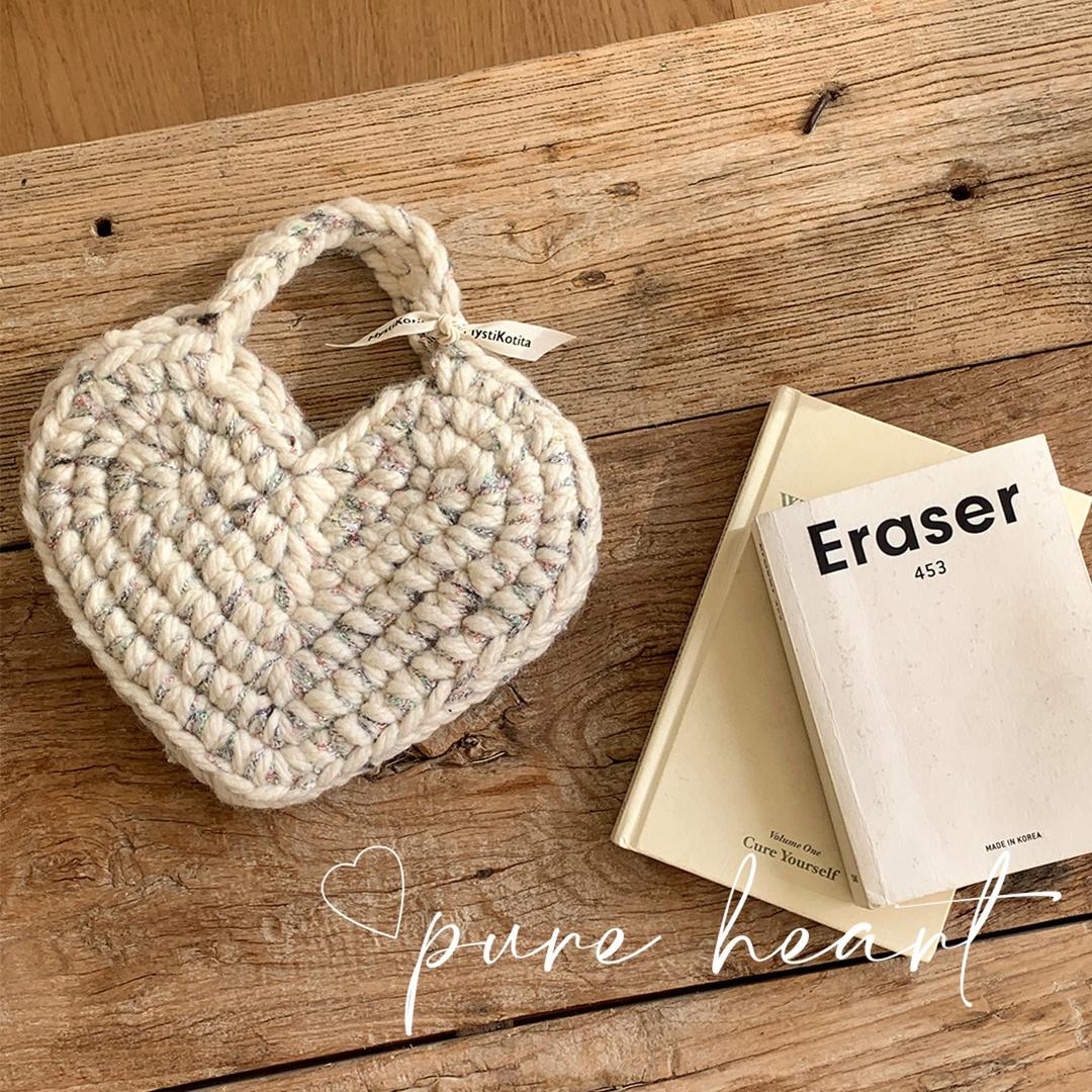 [DIY] 퓨어하트블록백 - 퓨어울 + 펀팬시얀