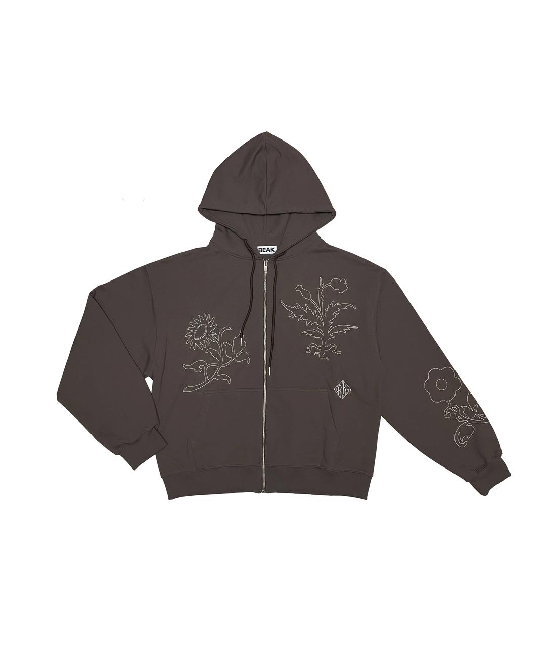 WILD FLOWER HOODIE (COCOA BROWN)