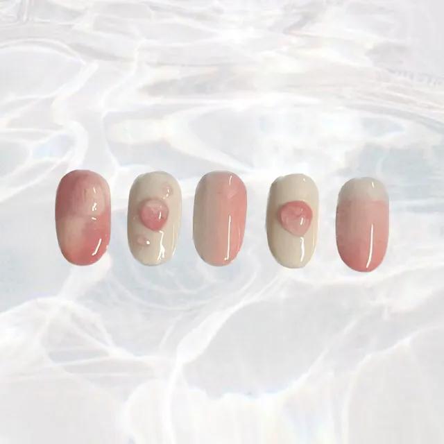 핑크조약돌 네일팁💕