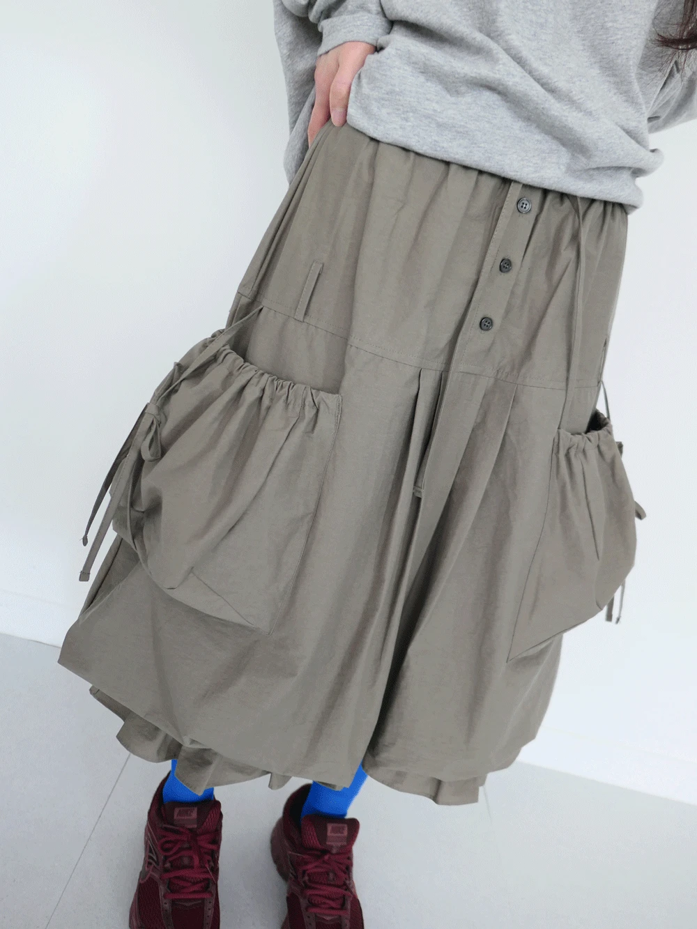 [당일발송] 오트 벌룬 스커트 (2c)