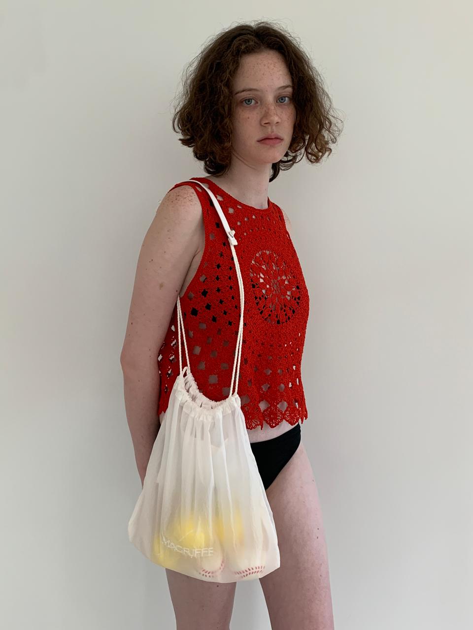 CROSS STITCH BAG SEE THROUGH MEDIUM