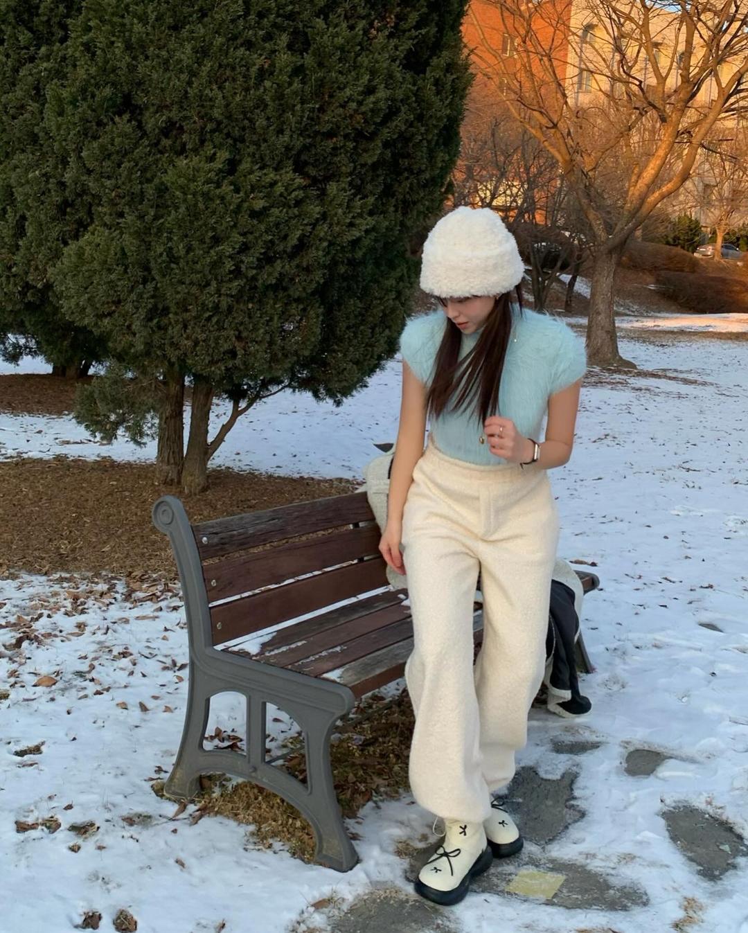 소라당일출고)puding polo neck knit