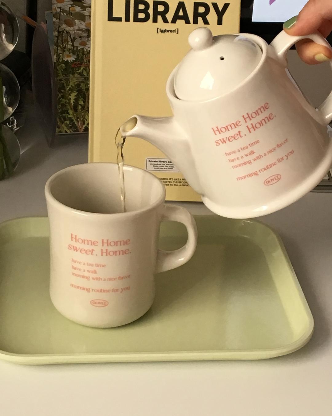 home, home sweet home teapot