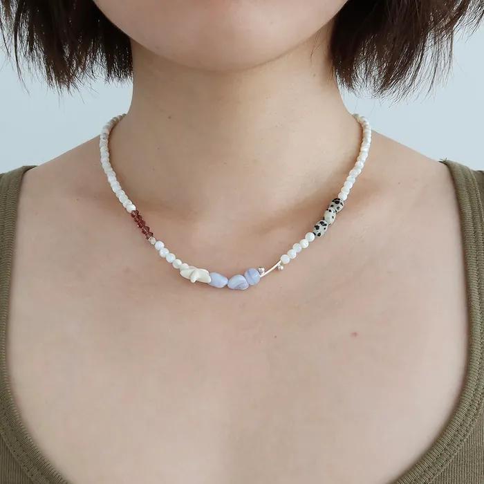 925silver Summer Nacre Necklace