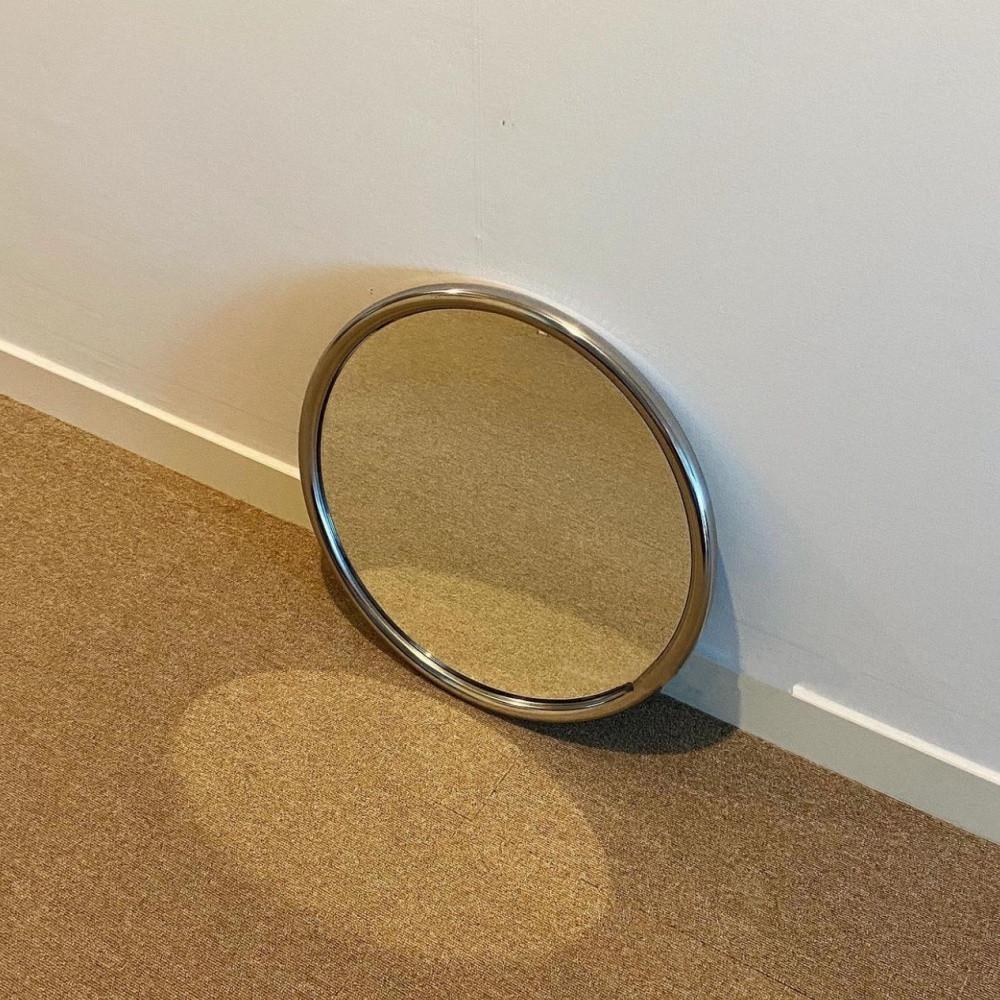 미니멀 실버 스텐 벽거울 심플 인테리어 거울 미드센츄리모던