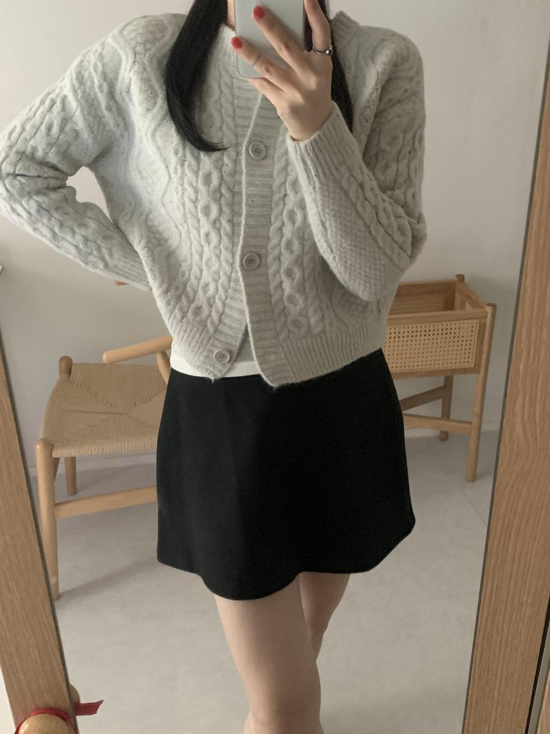 시즌플레이트 [무료배송]꽈배기 양 가디건