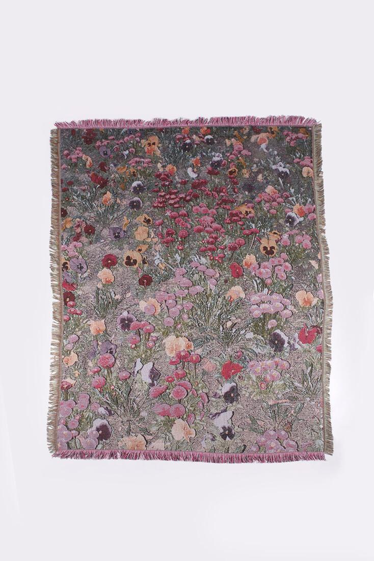 cotton blanket - night garden