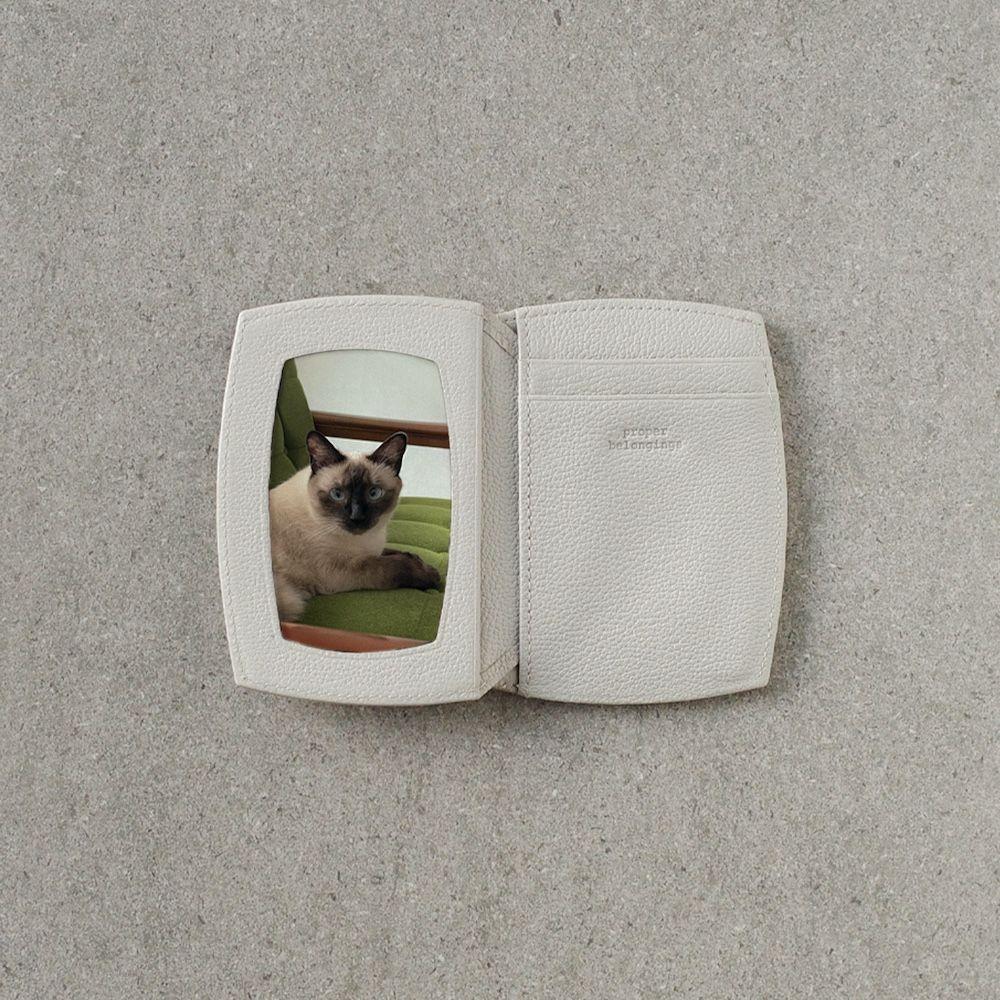 Proper Frame Wallet (Soft grained leather) / 3 Colors